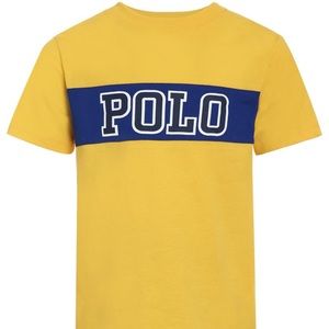 NWT Polo by Ralph Lauren Boys Yellow/Navy T-shirt
